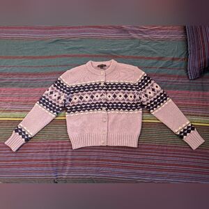 Ann Taylor purple knit sweater